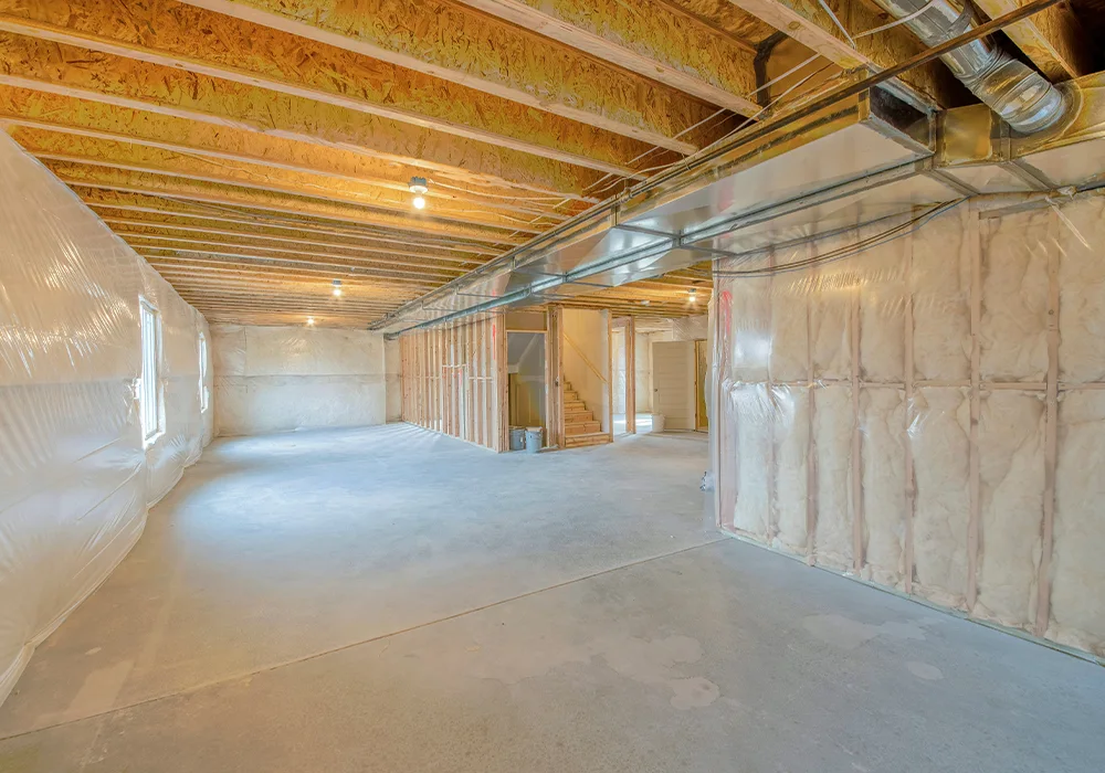 Before insulation work